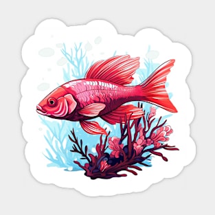 Cherry Barb Sticker